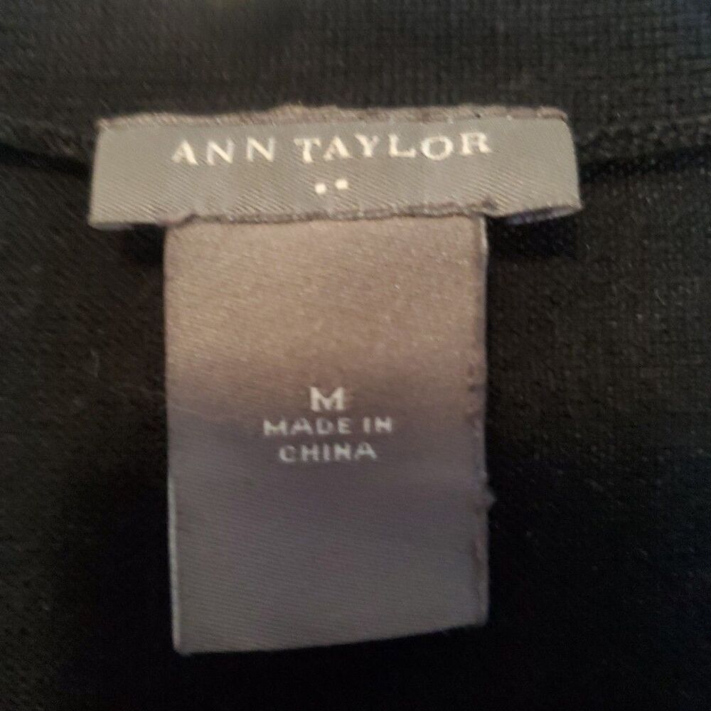 Ann Taylor Long Sleeves Cardigan Womens Size M Pockets Button Cotton Modal - Picture 9 of 14